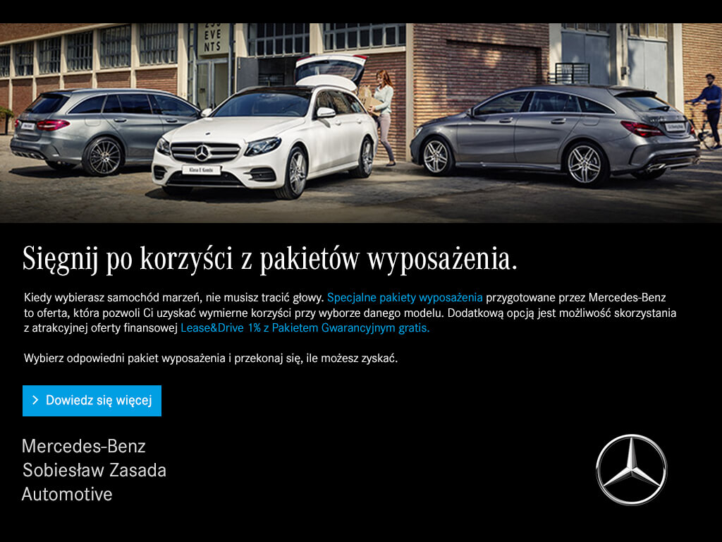 Zyskaj nawet 17 730 zł kupując nowego Mercedesa!